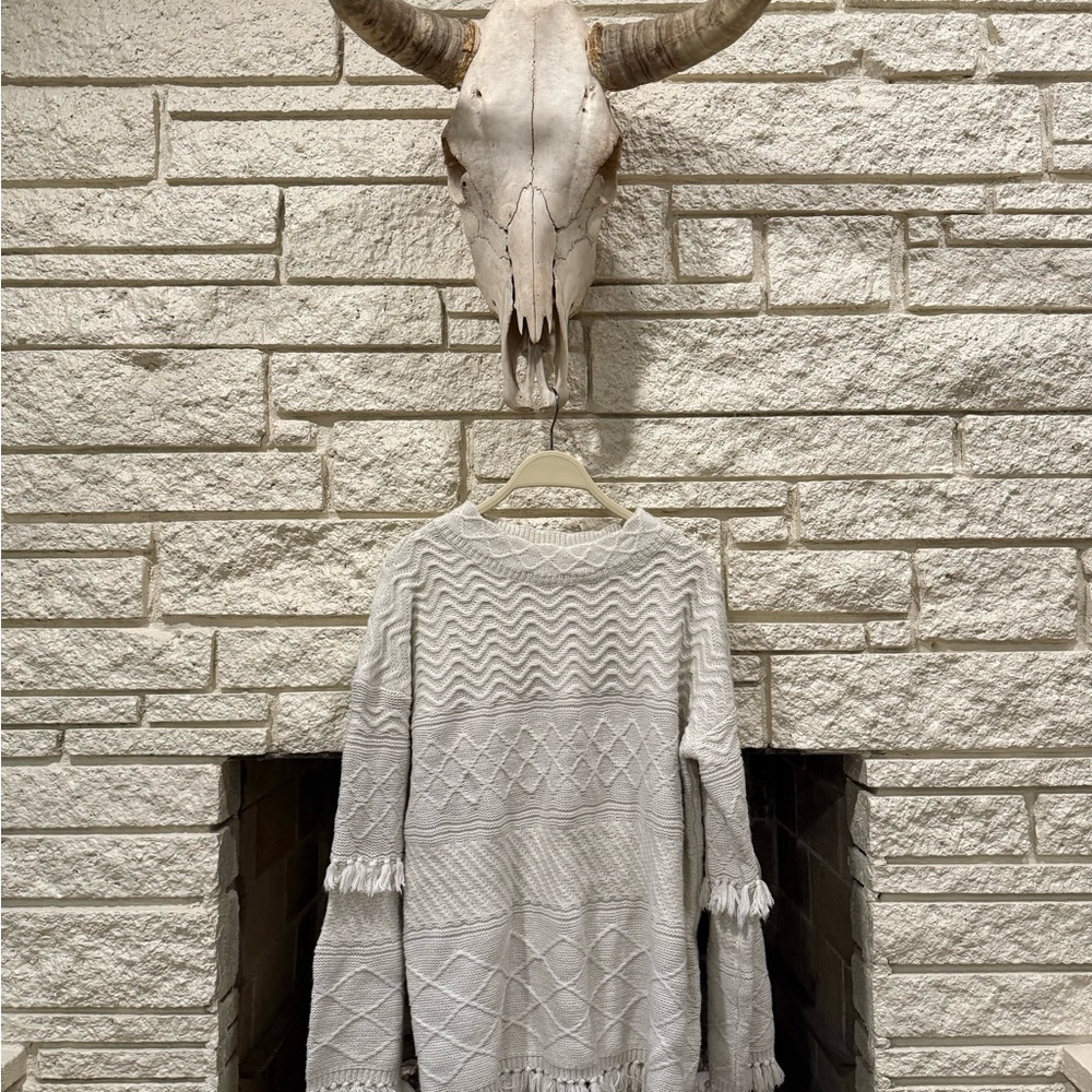 Elegant Off White Women's Sweater